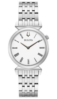 Bulova Regatta naiste käekell rooma numbrite ja saleda teraskorpusega | 96L275