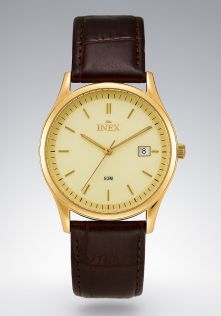 Inex Mens Classic Leather 40mm