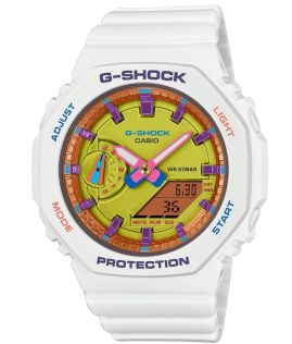 Suvised meeleolud G-SHOCK valge süsiniku tuumaga rannakollektsiooni kell | GMA-S2100BS-7AER