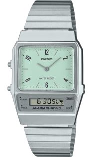 Mintroheline Casio Vintage ana-digi kell kroomitud viimistlusega | AQ-800E-3AEF