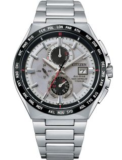 Citizen Eco-Drive Super Titanium meeste käekell | Raadio teel juhitav kronograaf maailmaaega | AT8234-85A