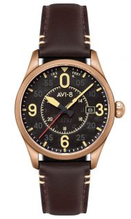 AVI-8 Spitfire Smith Automatic Distressed Black AV-4090-06
