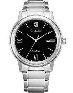 Citizen Eco-Drive meeste käekell musta sihverplaadi ja rooma numbritega | AW1670-82E