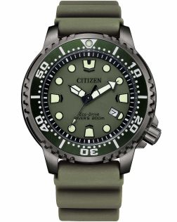 Citizen Promaster Marine Eco-Drive sukelkell militaarroheline | BN0157-11X