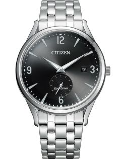 Citizen Eco-Drive meeste käekell musta sihverplaadi ja sekundiosutiga | BV1111-75E