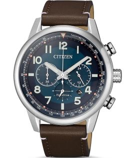 Citizen Eco-Drive meeste käekell kronograafi ja nahkrihmaga | CA4420-13L