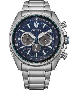 Citizen Eco-Drive kronograaf terasest B620 mehhanismiga ja tahhümeetriga | CA4560-81L