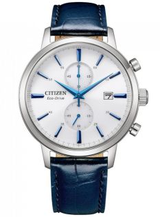 Citizen Eco-Drive kronograaf terasest B642 kellamehhanismiga ja valge sihverplaadiga | CA7069-16A