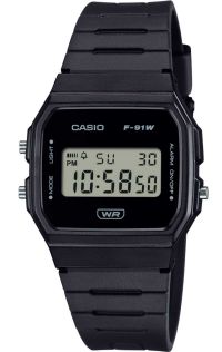 Casio retro digitaalne kell biopõhise rihmaga | F-91WB-1AEF
