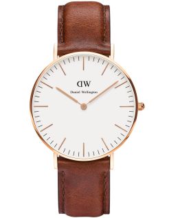 Daniel Wellington Naiste käekell, Classic St Mawes, Punakuldne, 36mm