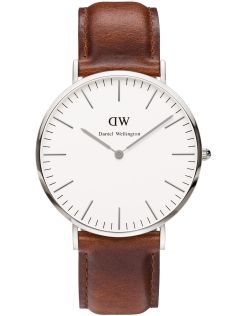 Daniel Wellington Meeste käekell, Classic St Mawes, Hõbedane, 40mm