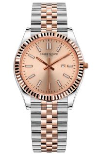 Carrie Taylor 32mm Rosegolden Two Tone Classic Date Sapphire CTW504