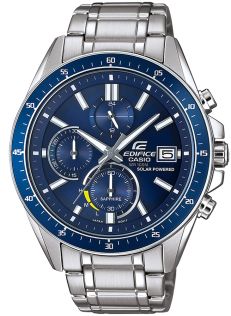 Päikesepatareiga Edifice meeste käekell sinise sihverplaadiga | EFS-S510D-2AVUEF