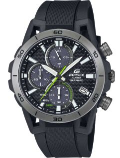 Süsinikkiust safiirklaasiga Casio Solar Edifice kronograaf | EFS-S640PB-1AVUEF
