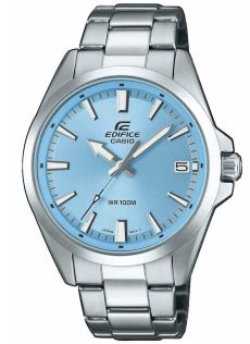 Sinise sihverplaadiga Casio Edifice 100M veekindel teraskell | EFV-100D-2BVUEF