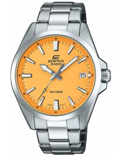 Kollase sihverplaadiga Casio Edifice roostevabast terasest kell | EFV-100D-9AVUEF
