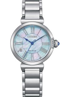 Citizen Eco-Drive naiste käekell pärlmutteri ja teemantidega | EM1060-87N