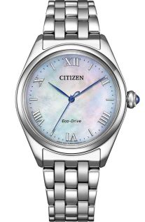 Citizen Eco-Drive naiste käekell pärlmutteri ja rooma numbritega | EM1140-80D