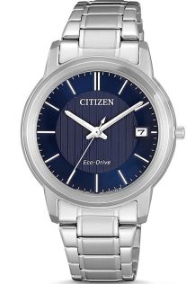Citizen Eco-Drive naiste käekell terasest | Sinine tekstuuriga sihverplaat | FE6011-81L