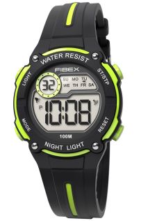 Modernne laste spordikell must-neoonroheline | FIBEX76IP007