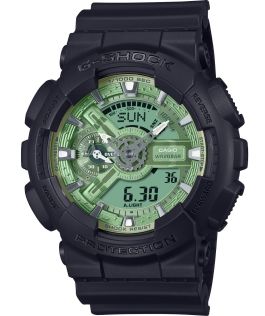 Roheline militaarstiilis G-SHOCK kell 200M veekindlusega | GA-110CD-1A3ER