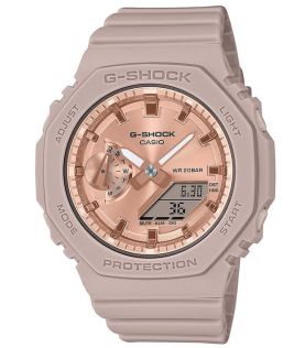 Roosa kuld G-SHOCK S-seeria õhuke süsiniktuum naiste käekell | GMA-S2100MD-4AER