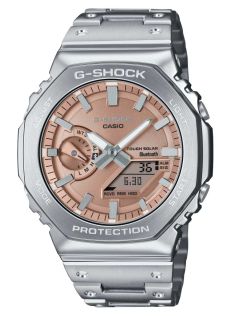 Vaskne täismetallist G-SHOCK kaheksanurkne Bluetooth-päikesekell | GM-B2100AD-5AER