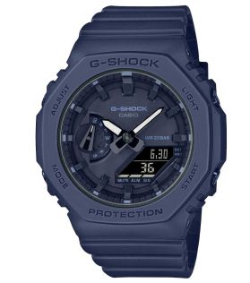 Õhuke kaheksanurkne tumesinine G-SHOCK Carbon Core ana-digi kell | GMA-S2100BA-2A1ER