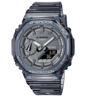 G-SHOCK läbipaistev hall analoog-digitaalsportkell 200M veekindlusega | GMA-S2100SK-1AER