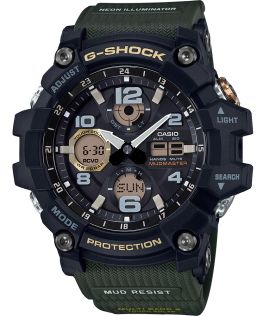 G-Shock Mudmaster päikesepatareiga ja raadiokontrolliga kell 200M veekindlusega | GWG-100-1A3ER