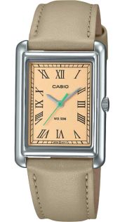 Lõhepunase sihverplaadi ja Rooma numbritega Casio naiste kell | LTP-B165L-5BVEF