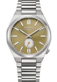 Citizen Tsuyosa Small Second automaatne meeste käekell | Roheline tekstuuriga sihverplaat | NK5010-51X