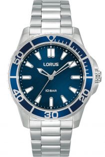 Lorus Ladies Blue 100m Steel 34mm