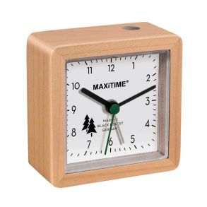 Maxitime Alarm Clock with Light and Snooze Button made in Black Forest, Germany 950595