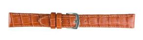 Falkenlund Deluxe Beco Watch Strap Louisiana Croco Matt Nature Calf Leather 20mm Stainless Steel Buckle 6193720S