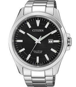 Citizen elegantne meeste käekell Eco-Drive'i ja Super Titaniumiga | BM7470-84E