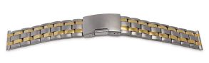 Falkenlund Deluxe Beco Watch Strap Bracelet Sport Bicolor Stainless Steel 18mm 697168