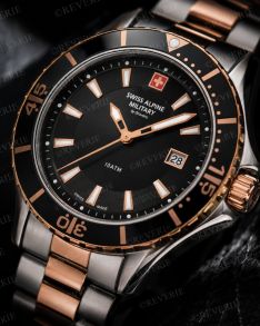 Swiss Alpine Military Two-Tone Sapphire 44mm