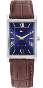 Tommy Hilfiger Rectangular Leather 26mm