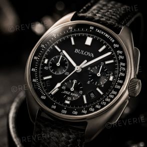 Bulova lunar piloot kronograaf - Apollo 15 väljaanne kvartsikell kuumaandumise ajalooga | 96B251