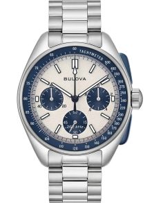 Bulova Lunar Pilot kronograaf Apollo 15 väljaanne siniste detailide ja lisarihmaga | 98K112