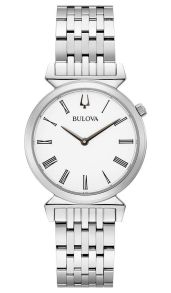 Bulova Regatta naiste käekell rooma numbrite ja saleda teraskorpusega | 96L275