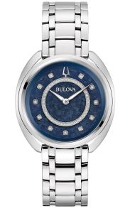 Bulova Duality naistekäekell sinise Denchu sihverplaadi ja ehtsate teemantidega | 96X160