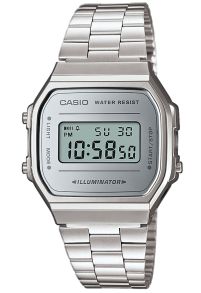 Klassikaline Casio retro kell peegelkettaga | A168WEM-7EF