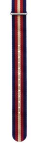 IHS 18mm Blue Red White Nato strap NATO18BRHRB
