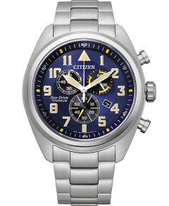 Citizen spordikell Eco-Drive kronograafiga Super Titaniumis | AT2480-81L
