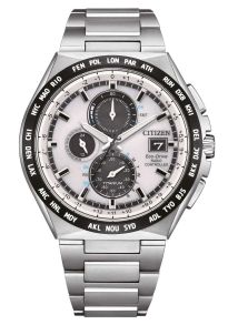 Citizen Super Titanium Eco-Drive raadiojuhitav kronograaf | Maailmaaeg ja safiirkristall | AT8238-84A