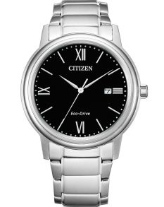 Citizen Eco-Drive meeste käekell musta sihverplaadi ja rooma numbritega | AW1670-82E