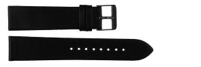 Carrie Taylor Black Leather Strap (20mm) Gunmetal