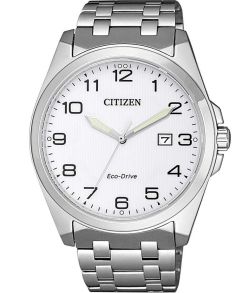 Citizen Eco-Drive klassikaline meeste käekell terasest E111 mehhanismiga ja safiirkristalliga | BM7108-81A